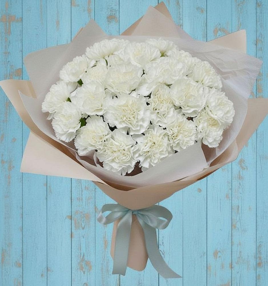 Букет цветов из: Гвоздики в Чкалово