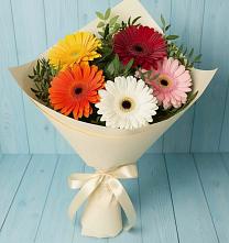 Букет цветов из:  Герберы в Чкалово