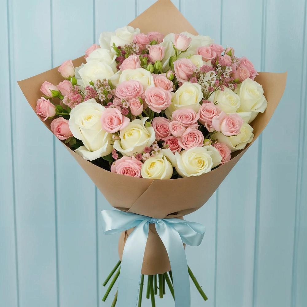 Букет цветов из: Розы в Чкалово