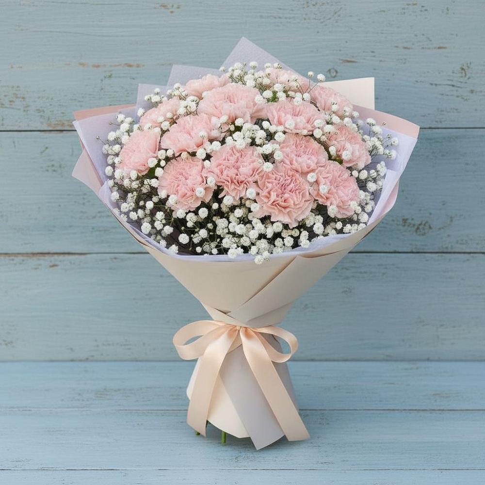 Букет цветов из: Гвоздики в Чкалово