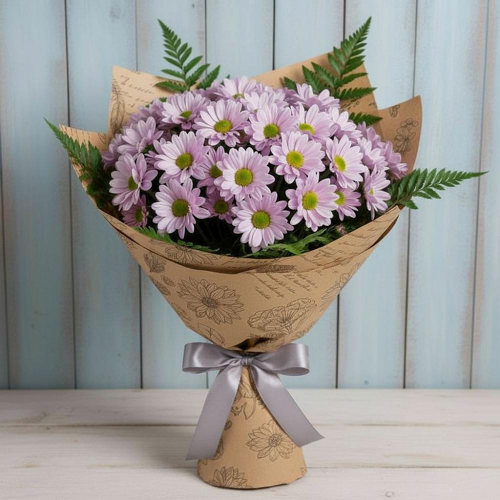 Букет цветов из: Хризантемы в Чкалово