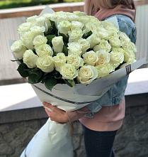 Букет 35 Белых роз #REPLACE_PRED# Чкалово
