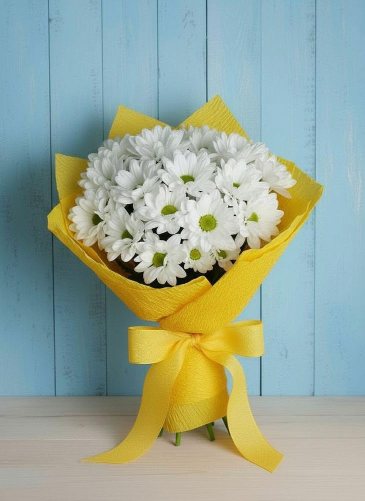 Букет цветов из: Хризантемы в Чкалово