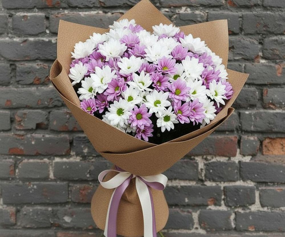 Букет цветов из: Хризантемы в Чкалово