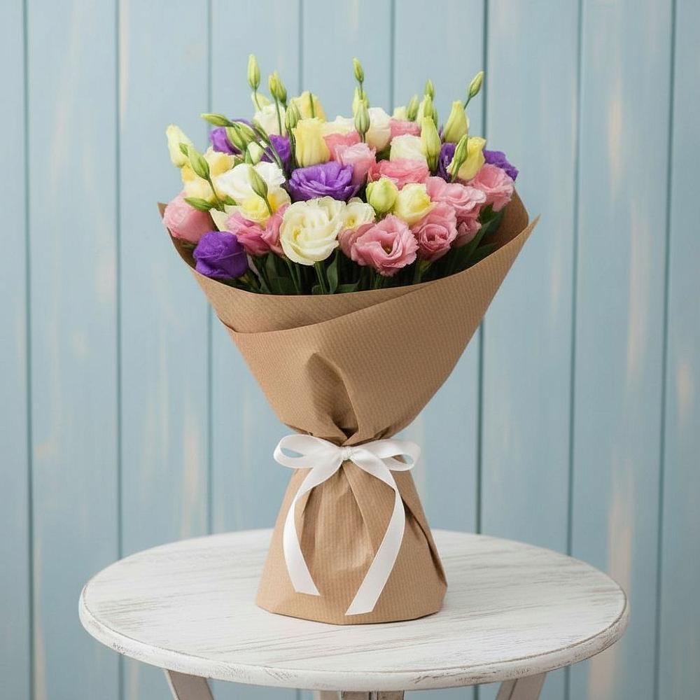 Букет цветов из: Лизиантусы в Чкалово