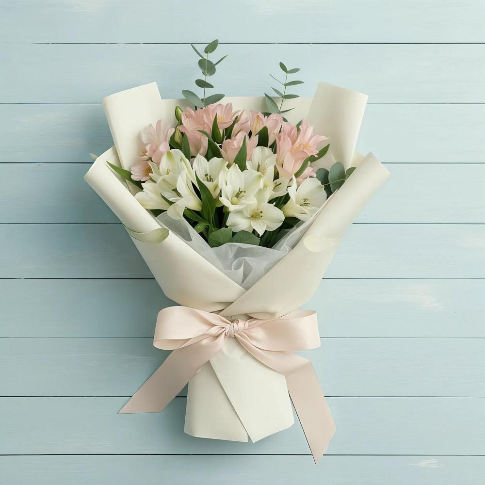 Букет цветов из: Альстромерии в Чкалово