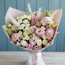 Букет цветов из:  Альстромерии и Розы в Чкалово